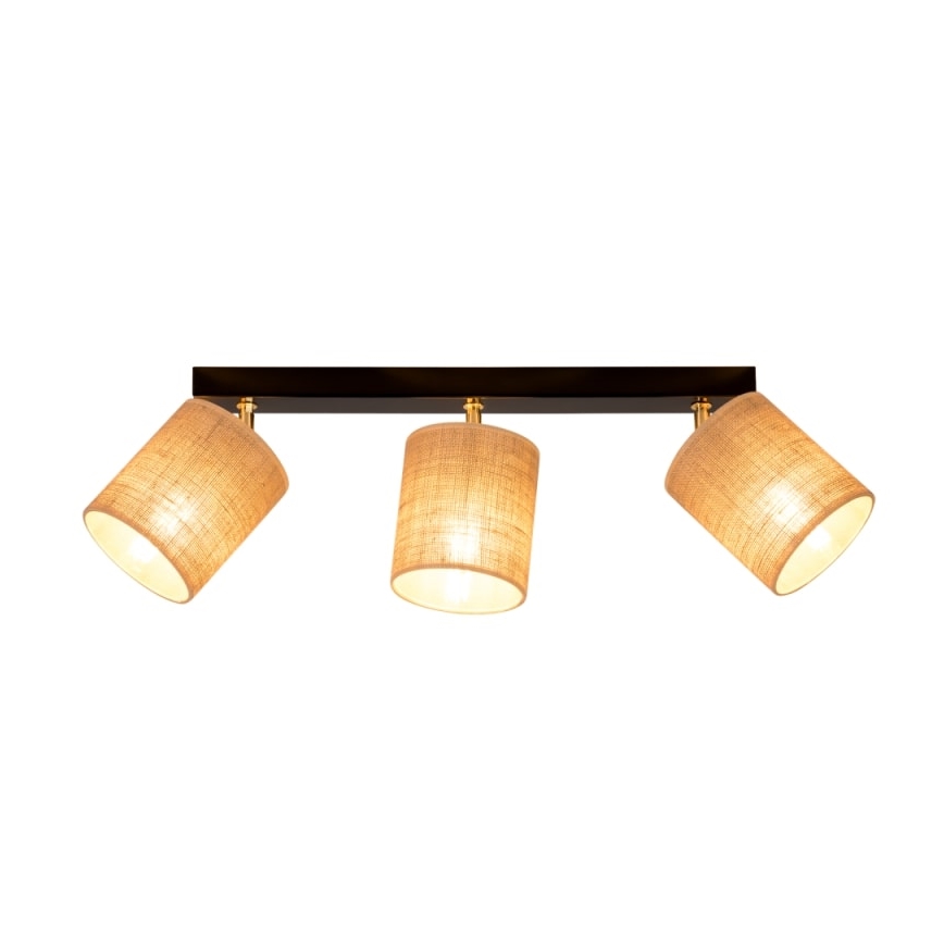 Потолочный точечный светильник JUTE 3xE27/25W/230V