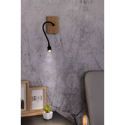 Светодиодный настенный светильник LECTOR LED/2,5W/230V дуб