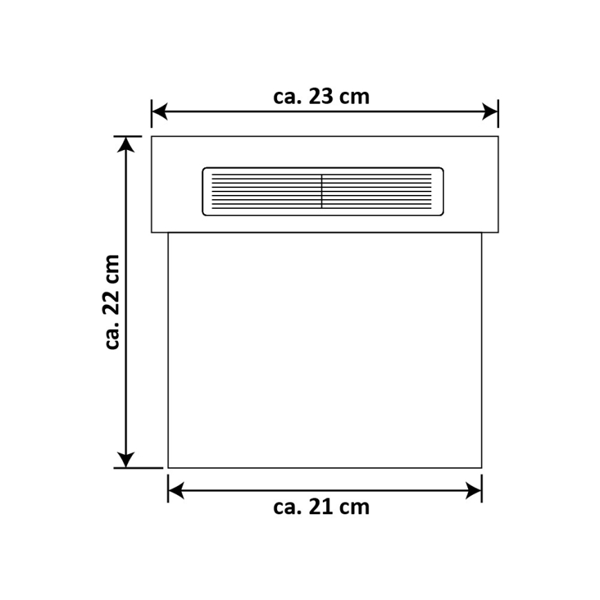 Номер будинку з підсвіткою на сонячній батареї LED/2x0,07W/2,4V IP44 – сертифіковано FSC
