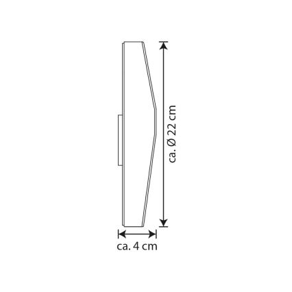 Номер будинку з підсвіткою на сонячній батареї LED/3x0,1W/2,4V IP44 – сертифіковано FSC