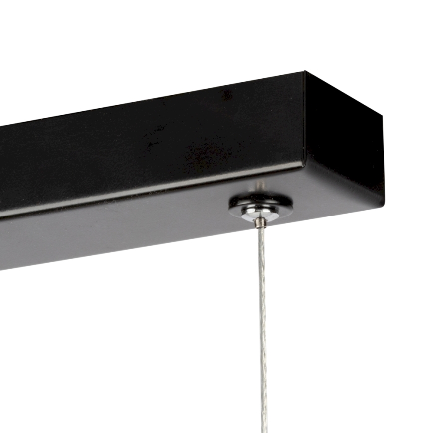 Светодиодная подвесная люстра с регулированием яркости LUCAS LED/25,5W/230V сосна - сертифицировано FSC