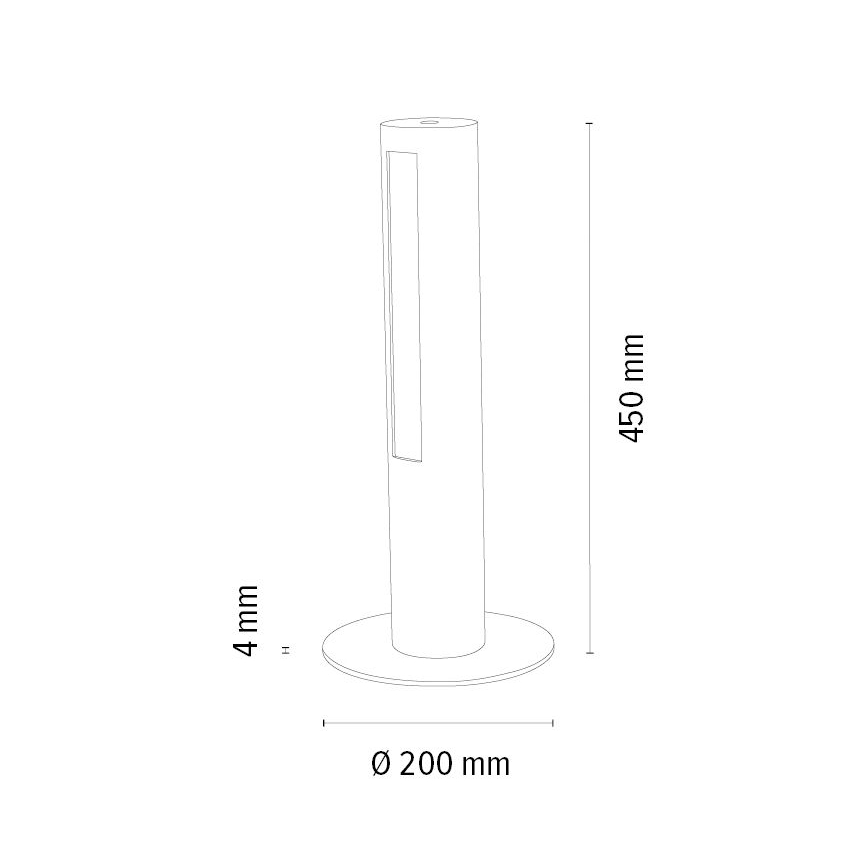 Настільна LED лампа з регулюванням яскравості CONOR LED/9W/230V дуб – FSC сертифіковано