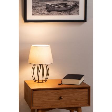 Spot-Light - Настольная лампа MANGOO 1xE27/40W/230V серый/черный - сертифицировано FSC