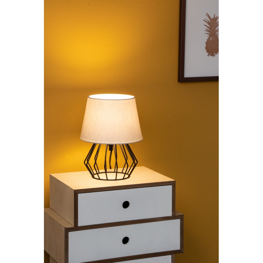 Spot-Light - Настільна лампа MANGOO 1xE27/40W/230V сірий/чорний – сертифіковано FSC