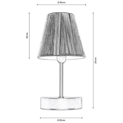 Настольная лампа MILA 1xE14/25W/230V береза