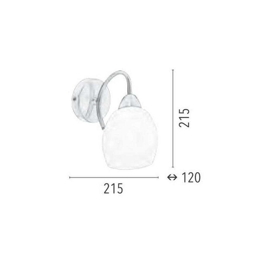 Настінний світильник PISA 1xE27/60W/230V – сертифіковано FSC