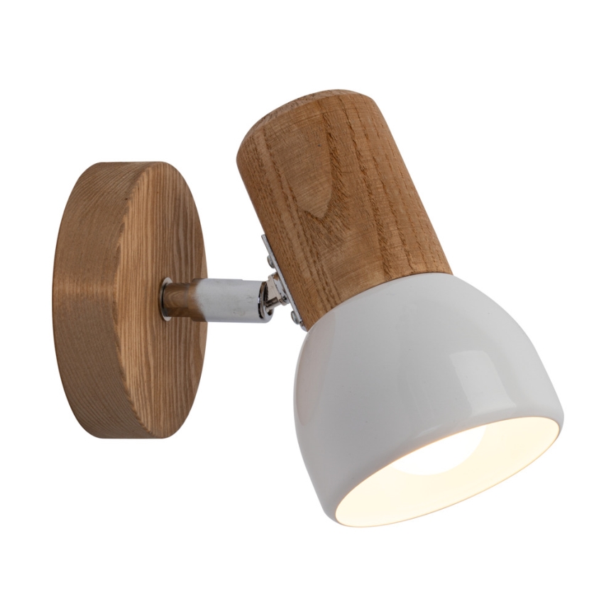 Настінний точковий світильник NEL 1xE27/15W/230V сосна – сертифіковано FSC