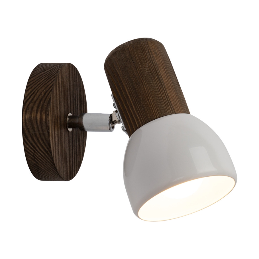 Настінний точковий світильник NEL 1xE27/15W/230V сосна – сертифіковано FSC
