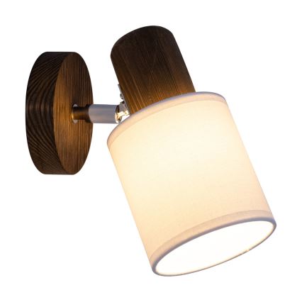 Настінний точковий світильник TRENDY 1xE27/15W/230V сосна