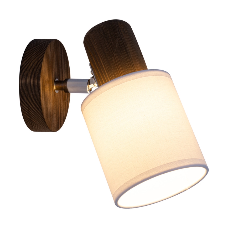 Настінний точковий світильник TRENDY 1xE27/15W/230V сосна