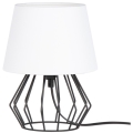 Spot-Light - Настільна лампа MANGOO 1xE27/40W/230V біла/чорна