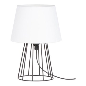 Spot-Light - Настільна лампа MANGOO 1xE27/40W/230V білий/чорний – сертифіковано FSC