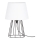 Spot-Light - Настільна лампа MANGOO 1xE27/40W/230V білий/чорний – сертифіковано FSC