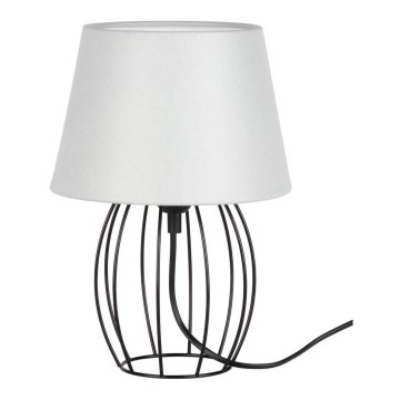 Spot-Light - Настільна лампа MANGOO 1xE27/40W/230V сірий/чорний – сертифіковано FSC
