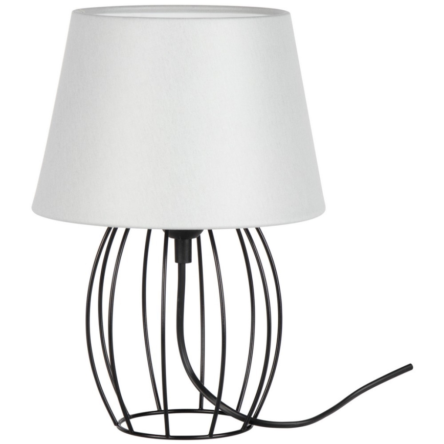 Spot-Light - Настільна лампа MANGOO 1xE27/40W/230V сірий/чорний – сертифіковано FSC