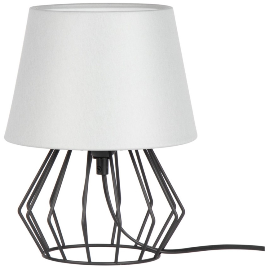 Spot-Light - Настільна лампа MANGOO 1xE27/40W/230V сірий/чорний – сертифіковано FSC