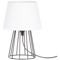 Spot-Light - Настольная лампа MANGOO 1xE27/40W/230V белый/черный