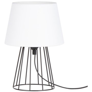 Spot-Light - Настольная лампа MANGOO 1xE27/40W/230V белый/черный
