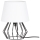 Spot-Light - Настольная лампа MANGOO 1xE27/40W/230V белый/черный - сертифицировано FSC