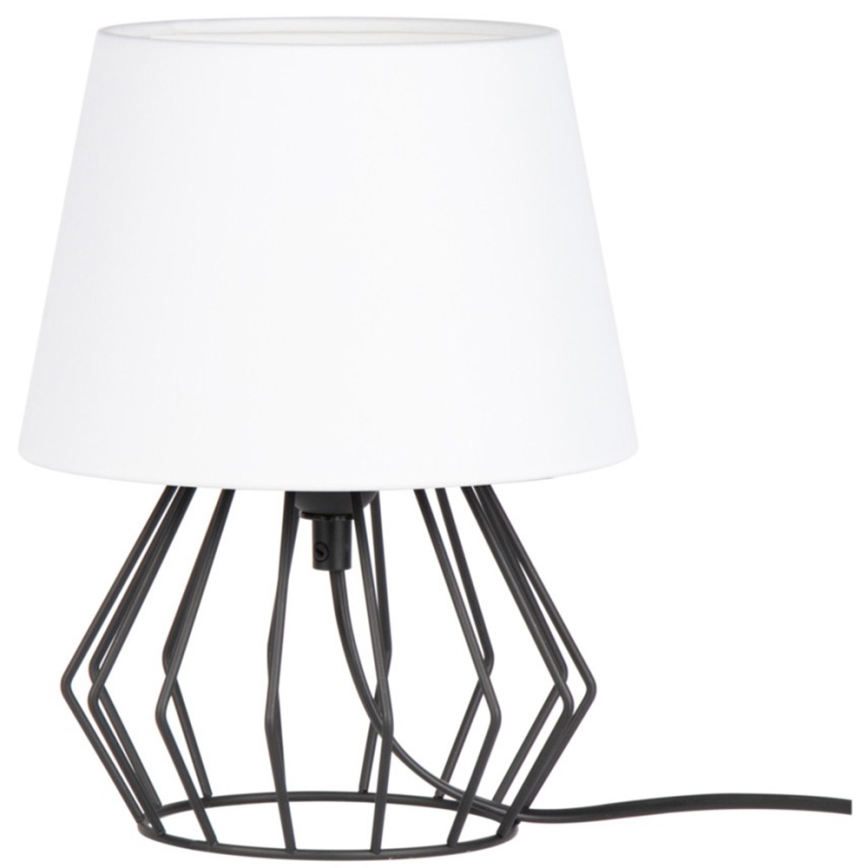 Spot-Light - Настольная лампа MANGOO 1xE27/40W/230V белый/черный