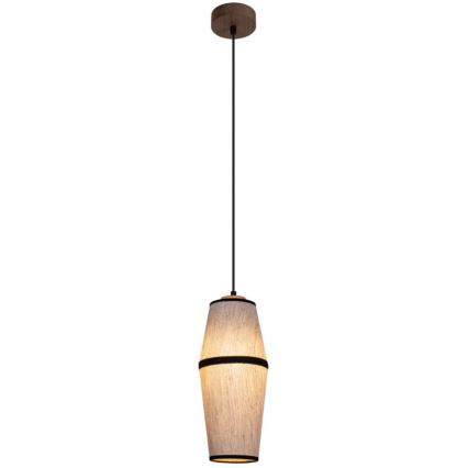 Подвесная люстра AMIGO 1xE27/25W/230V дуб – сертифицировано FSC