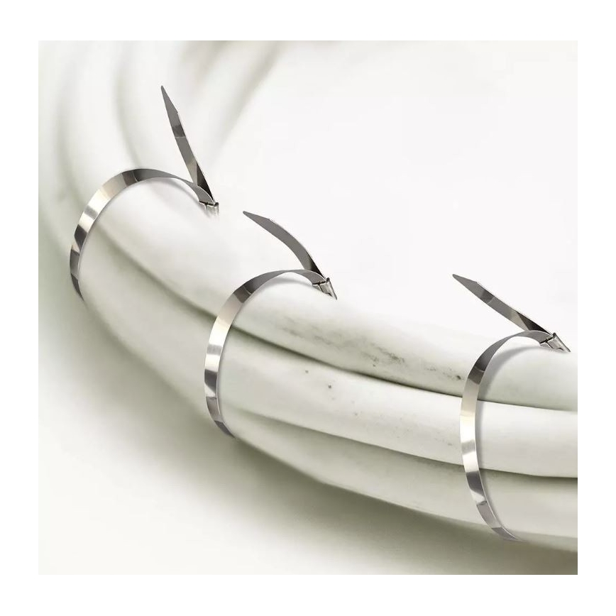 Стальні кабельні стяжки 4,6x250мм 100шт.