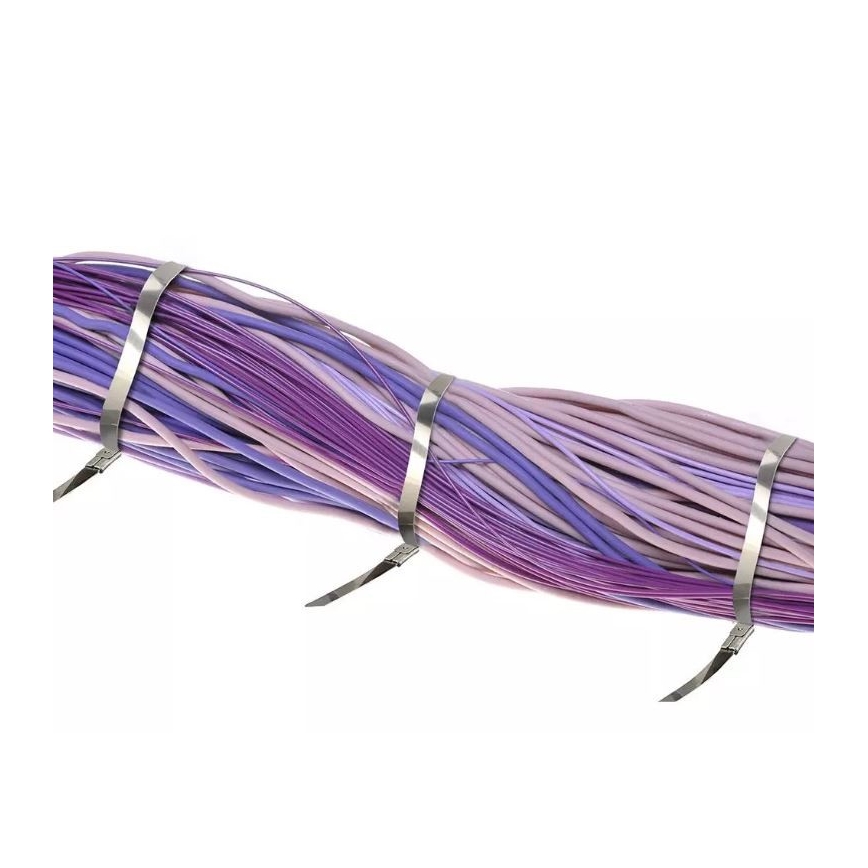 Стальні кабельні стяжки 4,6x250мм 100шт.