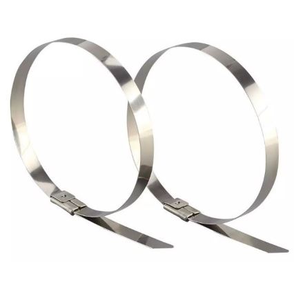 Стальные кабельные хомуты 4,6x250 мм 100 шт. сталь