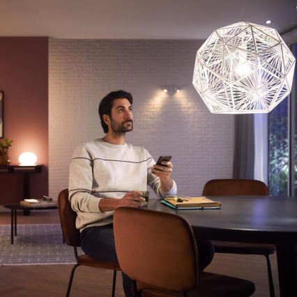Базовий набір Philips Hue WHITE AND COLOR AMBIANCE 3xE27/9W 2000-6500K + Hue bridge та диммерний вимикач