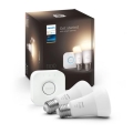 Стартовый набор Philips Hue WHITE — 2 лампы E27, 9,5 Вт, 2700 K + Hue Bridge
