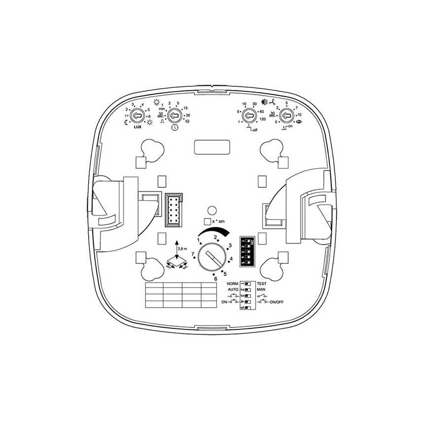 Steinel 000356 - Датчик присутствия IR Quattro 8м COM2 белый