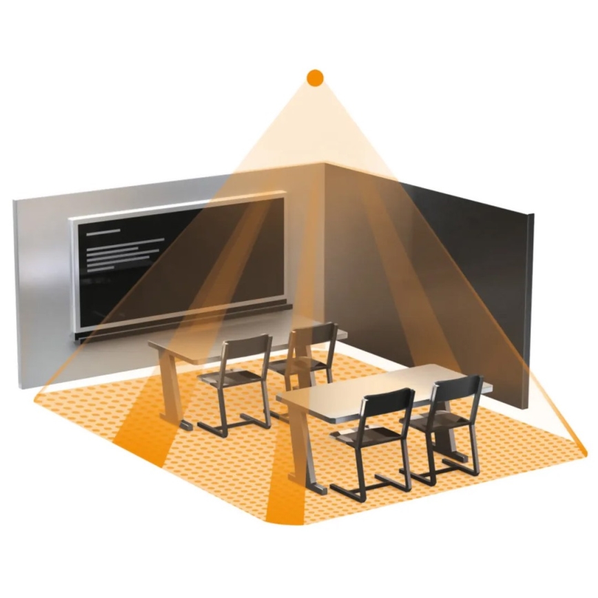 Steinel 002749 - ІЧ-датчик присутності Quattro 8м DALI-2 APC білий