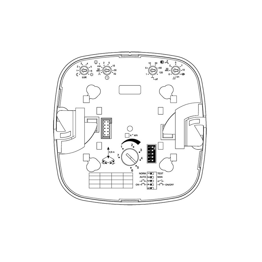 Steinel 002770 - ИК-датчик присутствия Quattro HD 24м COM2 белый