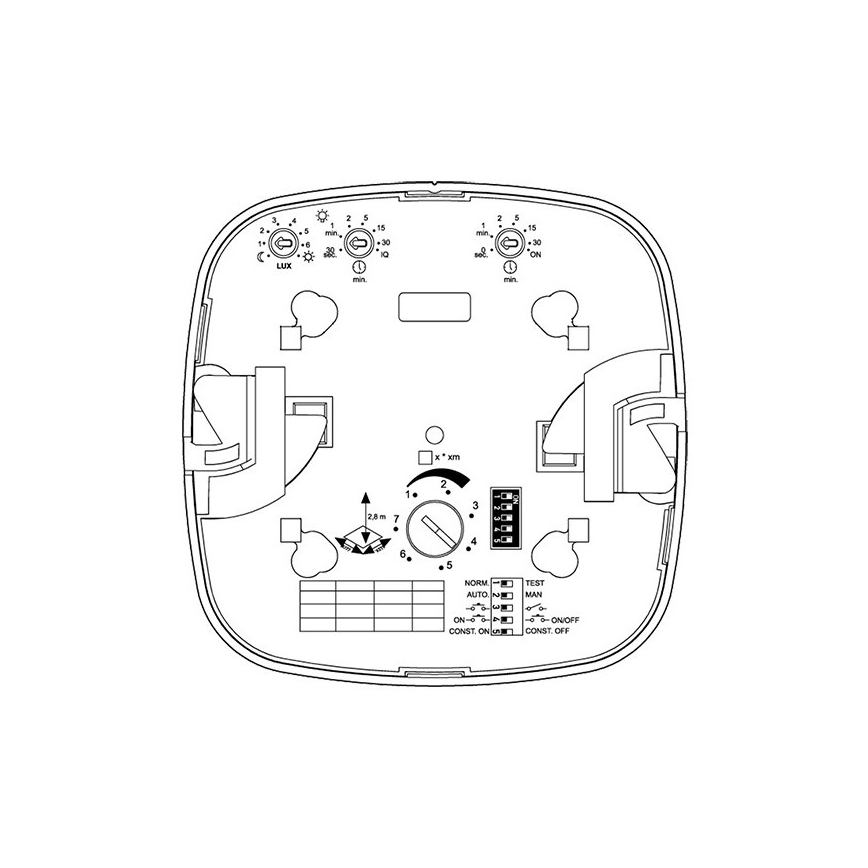 Steinel 002817 - Присутнісний датчик HF 360 DALI-2 APC білий