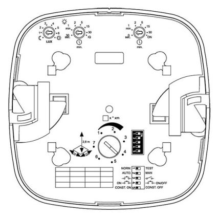 Steinel 002817 - Датчик присутствия HF 360 DALI-2 APC белый