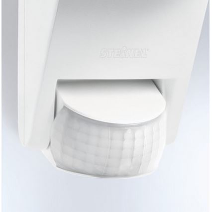 STEINEL 005917- Вуличний настінний світильник з сенсором L585S 1xE27/60W білий IP44
