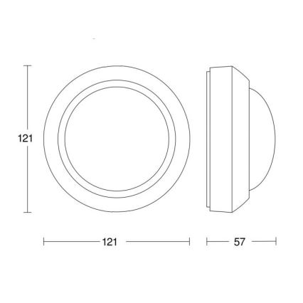 STEINEL 006532 - Вуличний датчик руху IS360-3 білий IP54