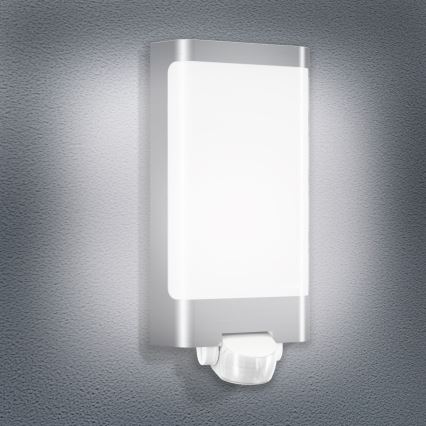 STEINEL 010461 - Уличный светодиодный светильник с датчиком L240LED LED/7,5W нержавеющая сталь IP44