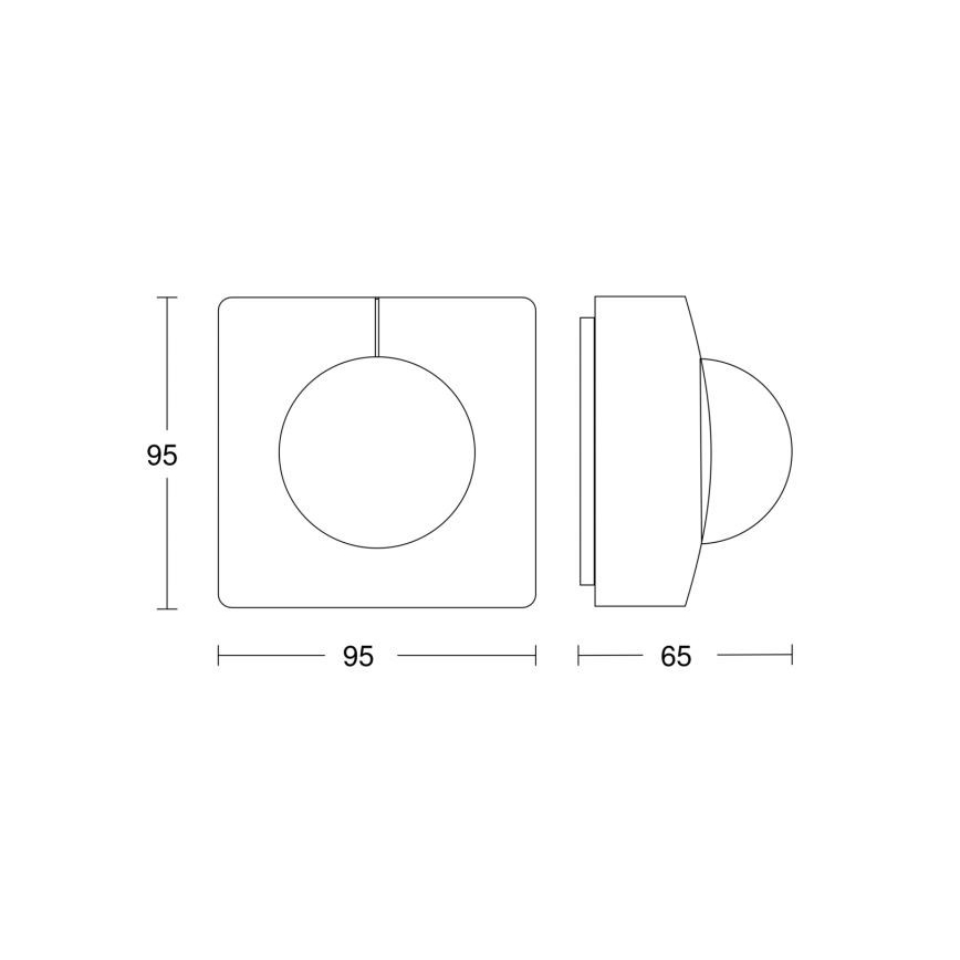 STEINEL 010478 - Уличный датчик движения IS3360 AP COM1 IP54