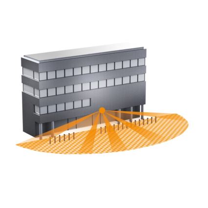 STEINEL 010508 - Уличный датчик движения IS 3180 IP54 белый