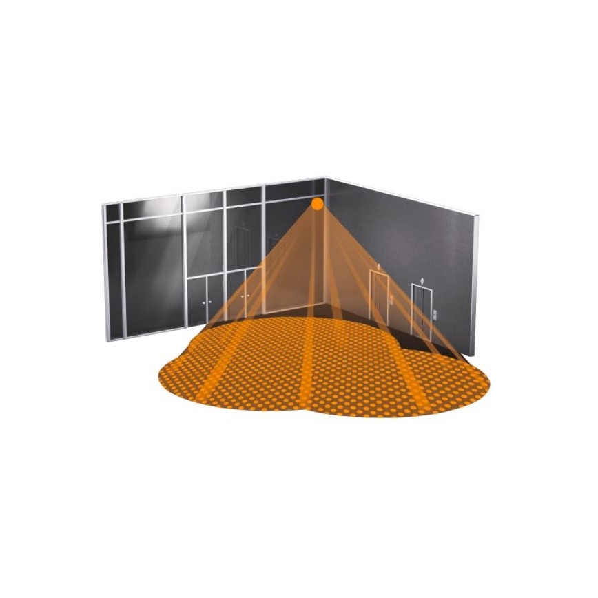 STEINEL 010515 - Зовнішній датчик руху IS 3360 білий IP54