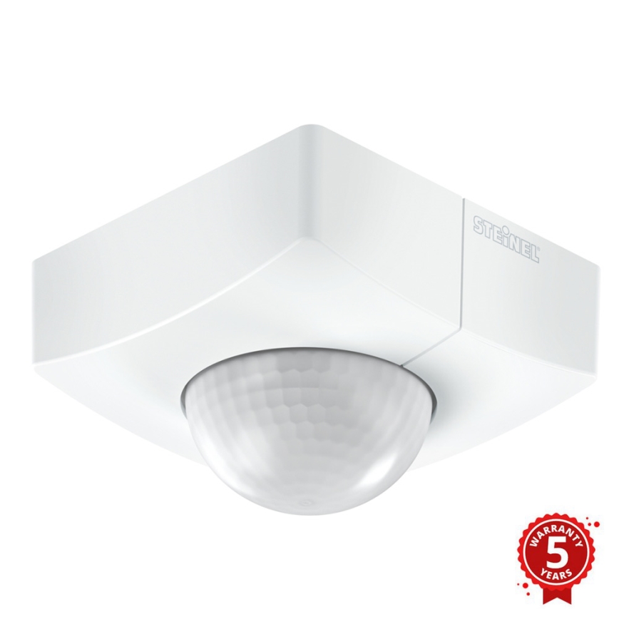 STEINEL 010515 - Зовнішній датчик руху IS 3360 білий IP54