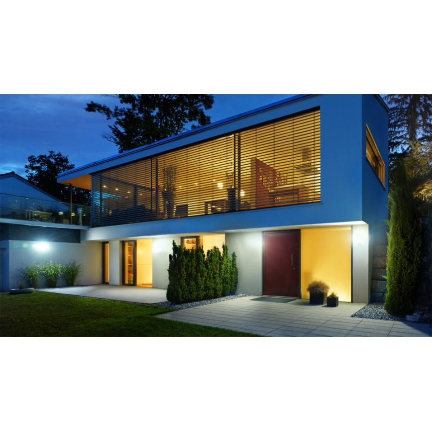 Steinel 012076 - Зовнішній настінний світильник з датчиком XLED curved LED/10,5W/230V IP44