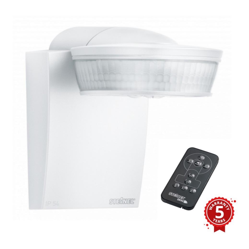 STEINEL 029593 - Уличный датчик движения sensIQ KNX белый IP54 + дистанционное управление