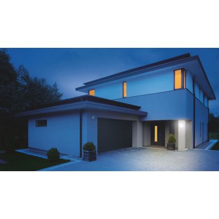 STEINEL 029593 - Уличный датчик движения sensIQ KNX белый IP54 + дистанционное управление