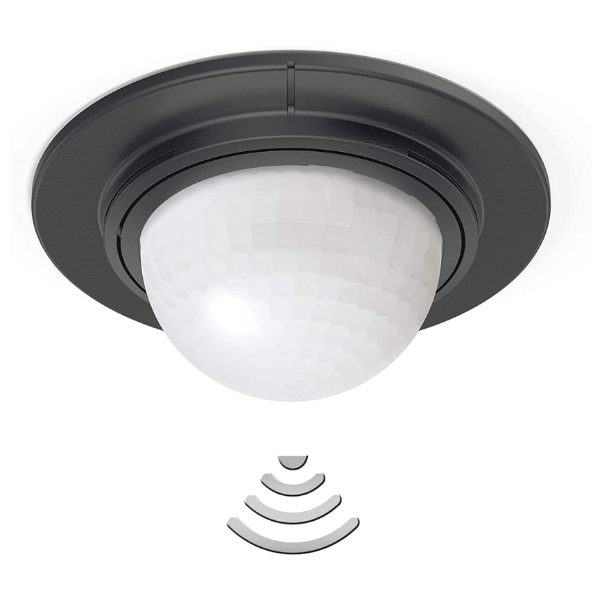 STEINEL 032852 - Уличный встроенный датчик движения IS360-1DE черный IP54