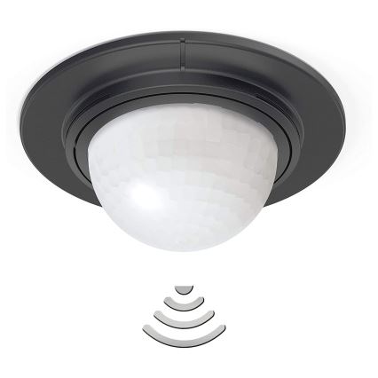 STEINEL 032852 - Уличный встроенный датчик движения IS360-1DE черный IP54