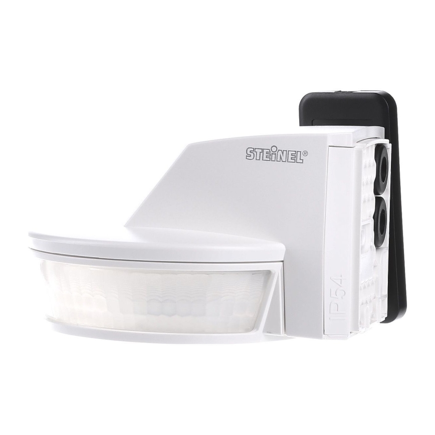 STEINEL 034955 - Уличный датчик движения SenslQ S белый IP54 + дистанционное управление