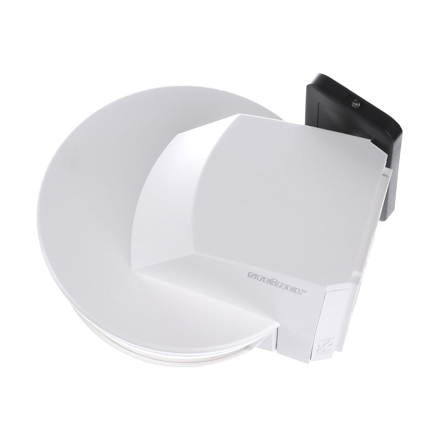 STEINEL 034955 - Вуличний датчик руху SenslQ S білий IP54 + пульт дистанційного керування