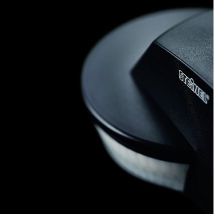 STEINEL 034979 - Вуличний датчик руху SenslQ S чорний IP54 + пульт дистанційного керування